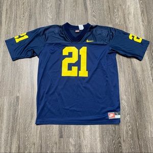 VINTAGE Nike Michigan Wolverines Football Jersey